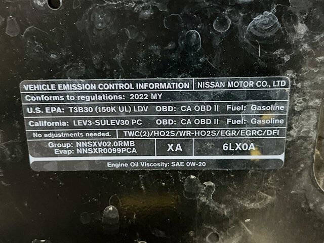 2022 Nissan Sentra SR