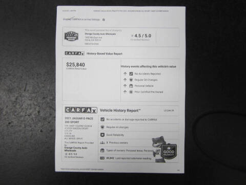 2021 Jaguar E-PACE 300 Sport