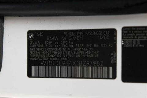 2001 BMW M5