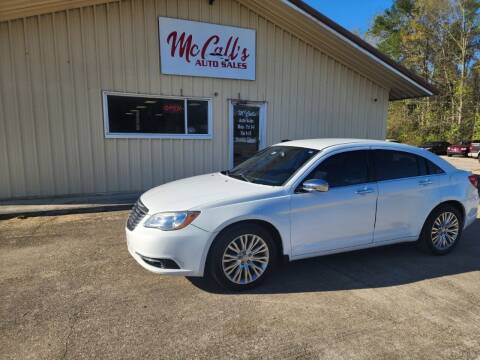 2012 Chrysler 200 for sale at McCalls Auto Sales in Brewton AL