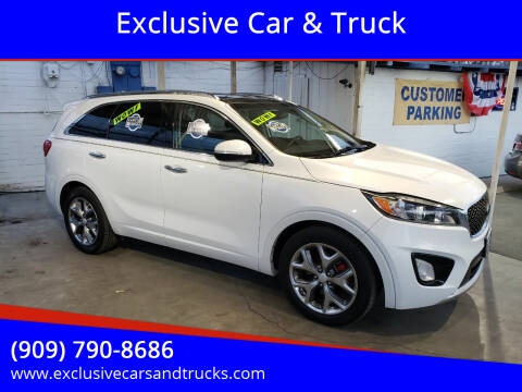 2016 Kia Sorento for sale at Exclusive Car & Truck in Yucaipa CA