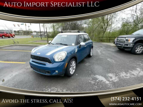 2012 MINI Cooper Countryman for sale at Auto Import Specialist LLC in South Bend IN