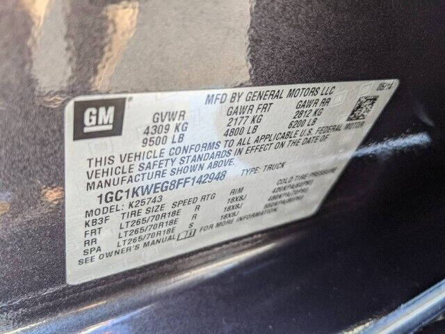 2015 Chevrolet Silverado 2500HD