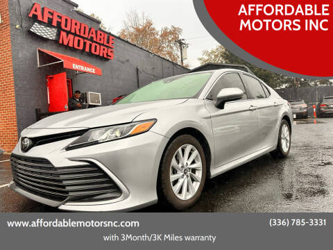 2021 Toyota Camry for sale at AFFORDABLE MOTORS INC in Winston Salem NC