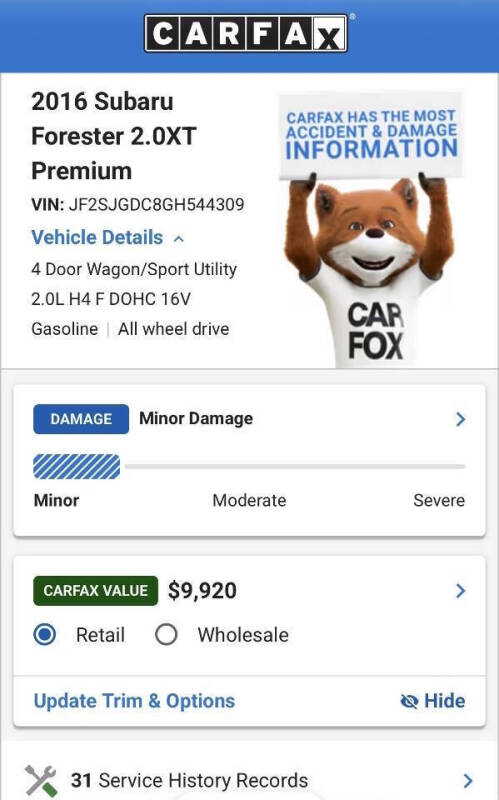 2016 Subaru Forester 2.0XT Premium