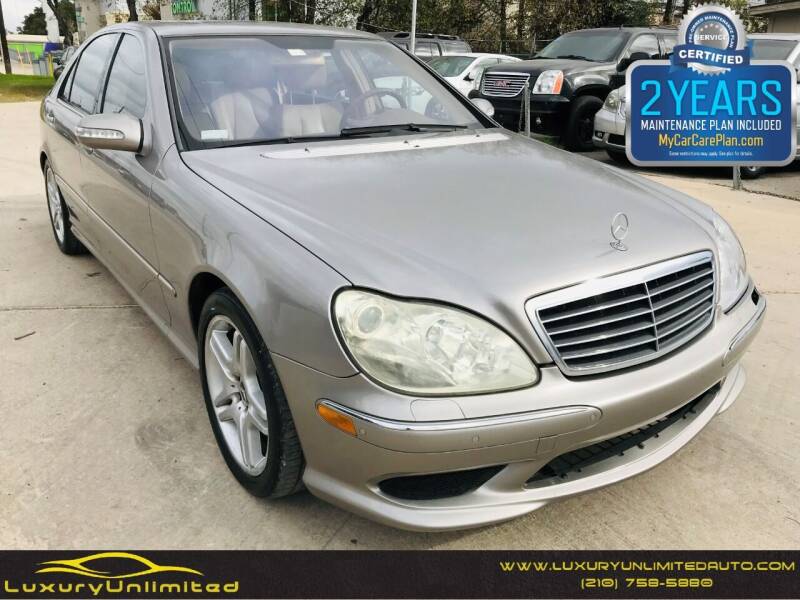 2006 Mercedes-Benz S-Class for sale at LUXURY UNLIMITED AUTO SALES in San Antonio TX