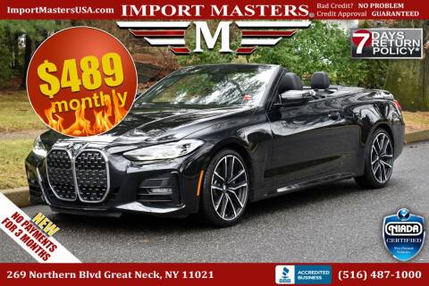 2021 BMW 4 Series for sale at Import Masters in Great Neck NY