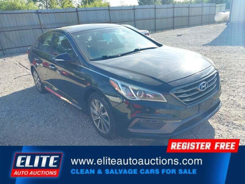 Black 2015 Hyundai SONATA Sport Sport 4dr Sedan 1