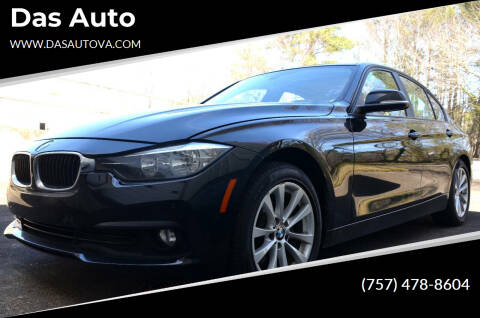 2017 BMW 3 Series for sale at Das Auto in Virginia Beach VA