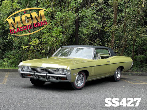 1968 Chevrolet Impala for sale at MGM CLASSIC CARS in Addison IL