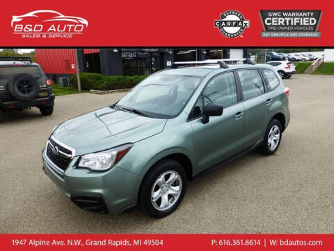 2018 Subaru Forester for sale at B&D Auto Sales Inc in Grand Rapids MI
