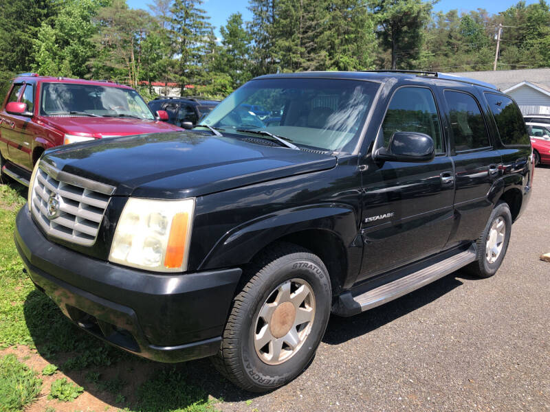 2002 Cadillac Escalade for sale at CENTRAL AUTO SALES LLC in Norwich NY