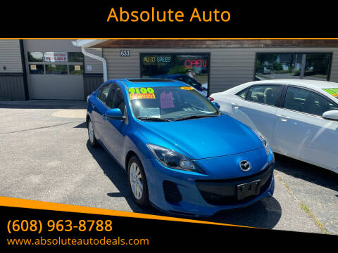 2012 Mazda MAZDA3 for sale at Absolute Auto in Baraboo WI