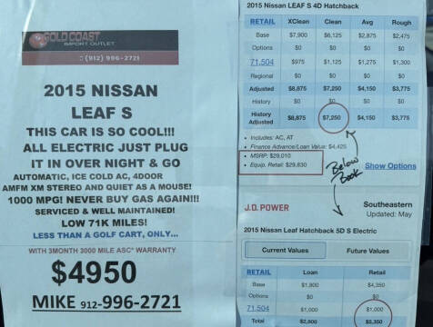 2015 Nissan LEAF S