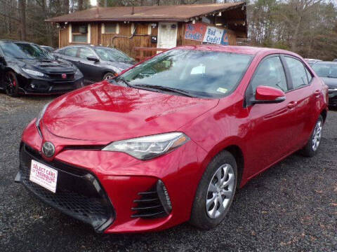 2017 Toyota Corolla for sale at Select Cars Of Thornburg in Fredericksburg VA