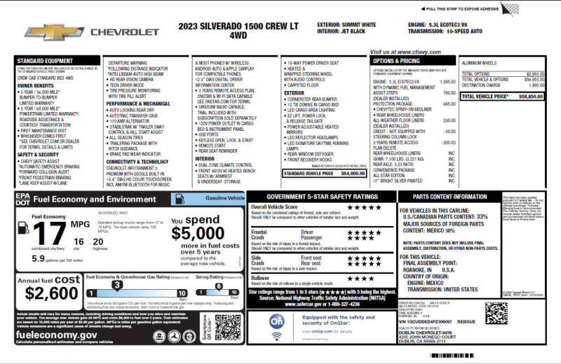 2023 Chevrolet Silverado 1500 LT