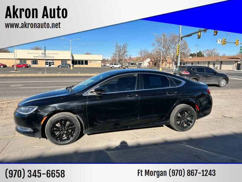 2016 Chrysler 200 for sale at Akron Auto in Akron CO
