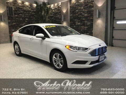 2018 Ford Fusion for sale at Auto World Used Cars in Hays KS