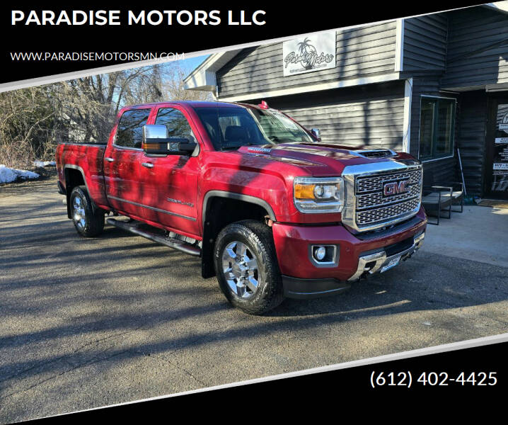 2018 GMC Sierra 3500HD for sale at PARADISE MOTORS LLC in Cambridge MN