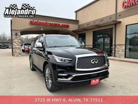 2018 Infiniti QX80 for sale at Alejandro Cars & Trucks Inc in Alvin TX