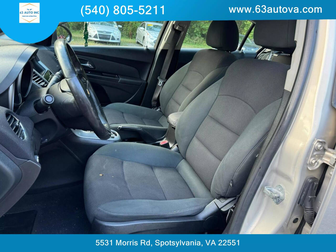 2012 Chevrolet Cruze for sale at 63 Auto Inc in Spotsylvania, VA