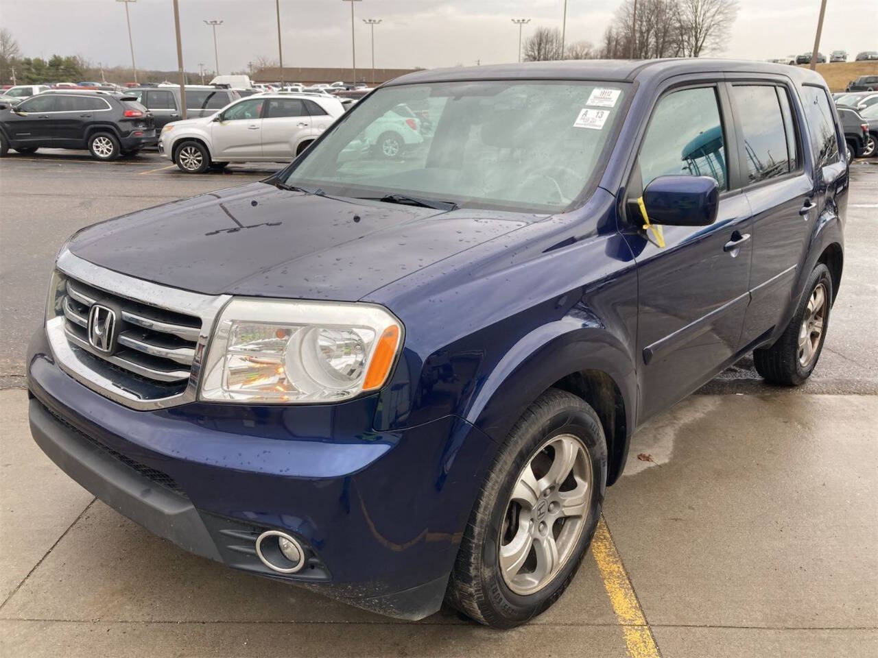 Blue 2014 Honda Pilot EX-L 4x4 EX-L 4dr SUV 2
