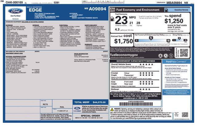 2021 Ford Edge Titanium