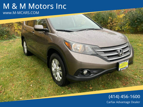 2013 Honda CR-V for sale at M & M Motors Inc in West Allis WI