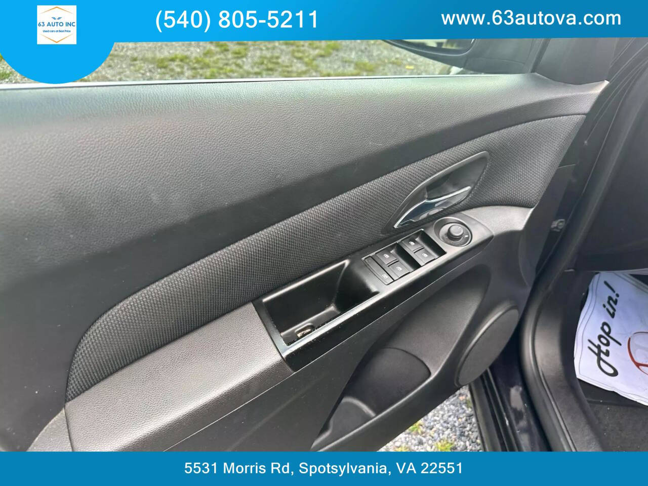 2014 Chevrolet Cruze for sale at 63 Auto Inc in Spotsylvania, VA