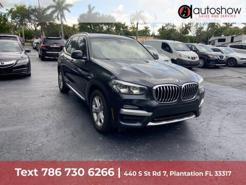 2019 BMW X3 for sale at AUTOSHOW SALES & SERVICE in Plantation FL
