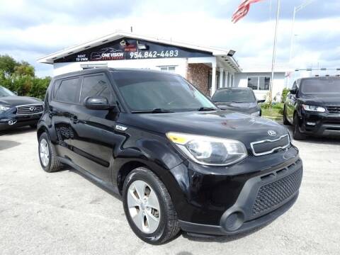 2015 Kia Soul for sale at One Vision Auto in Hollywood FL