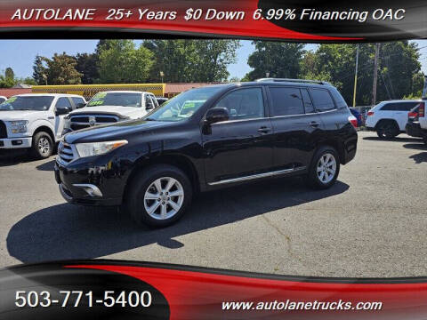 2013 Toyota Highlander for sale at AUTOLANE in Portland OR