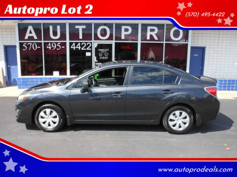 2015 Subaru Impreza for sale at Autopro Lot 2 in Sunbury PA