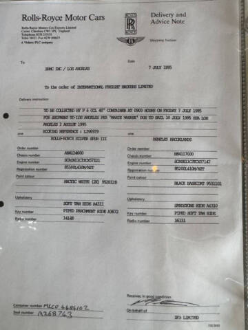 1996 Rolls-Royce Silver Spur