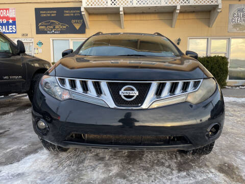 2010 Nissan Murano for sale at BELOW BOOK AUTO SALES in Idaho Falls ID
