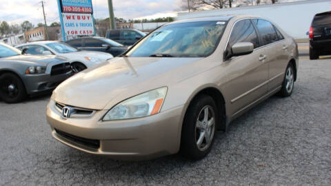 2004 Honda Accord for sale at NORCROSS MOTORSPORTS in Norcross GA