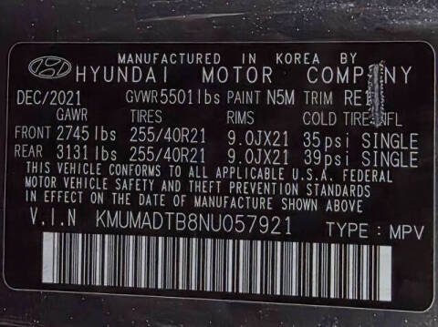 2022 Genesis GV70 2.5T Standard