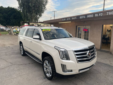 2015 Cadillac Escalade ESV for sale at Salas Auto Group in Indio CA