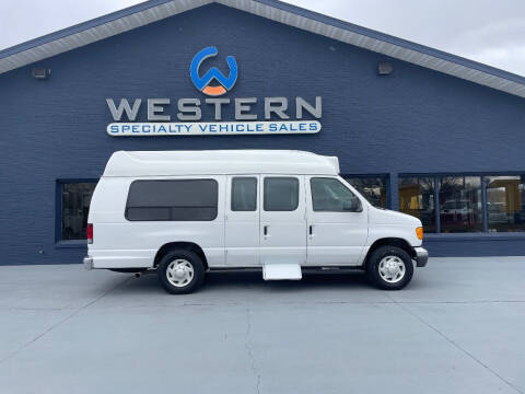 2007 Ford E-250 Passenger Van Shuttle for sale at Western Specialty Vehicle Sales in Braidwood IL