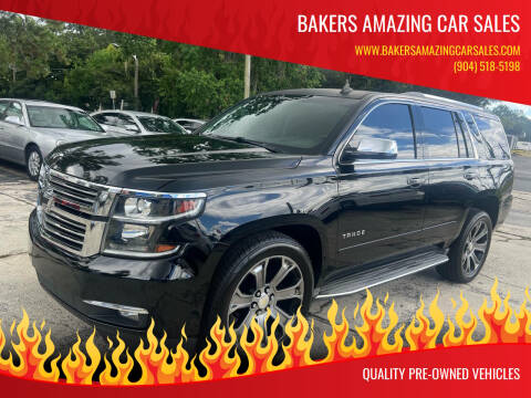 2015 Chevrolet Tahoe for sale at Bakers Amazing Car Sales in Jacksonville FL