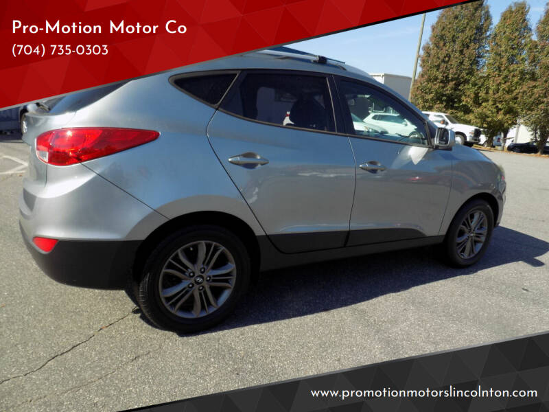 2014 Hyundai Tucson for sale at Pro-Motion Motor Co in Lincolnton NC