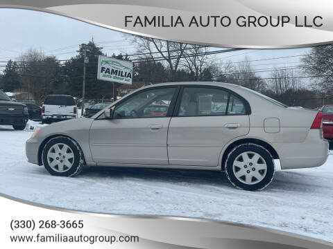 2001 Honda Civic for sale at Familia Auto Group LLC in Massillon OH