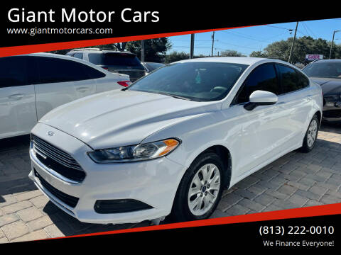 2014 Ford Fusion for sale at Giant Motor Cars in Tampa FL