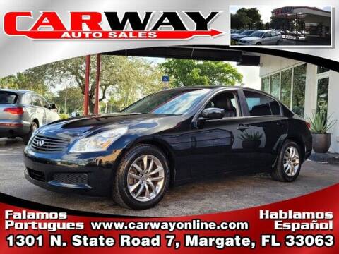 2009 Infiniti G37 Sedan for sale at CARWAY Auto Sales in Margate FL