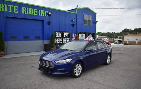 2016 Ford Fusion for sale at Rite Ride Inc 2 in Shelbyville TN