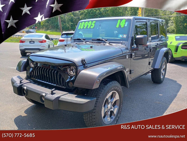 2014 Jeep Wrangler Unlimited for sale at R&S Auto Sales & SERVICE in Linden PA