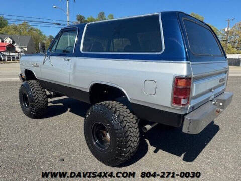 1987 Dodge Ramcharger 150