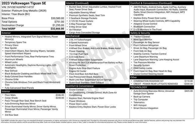 2023 Volkswagen Tiguan SE