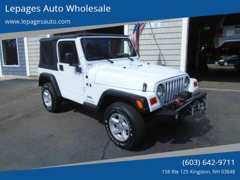 2006 Jeep Wrangler for sale at Lepages Auto Wholesale in Kingston NH