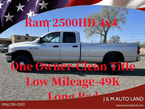 2007 Dodge Ram 2500 for sale at J & M Auto Land in Sacramento CA